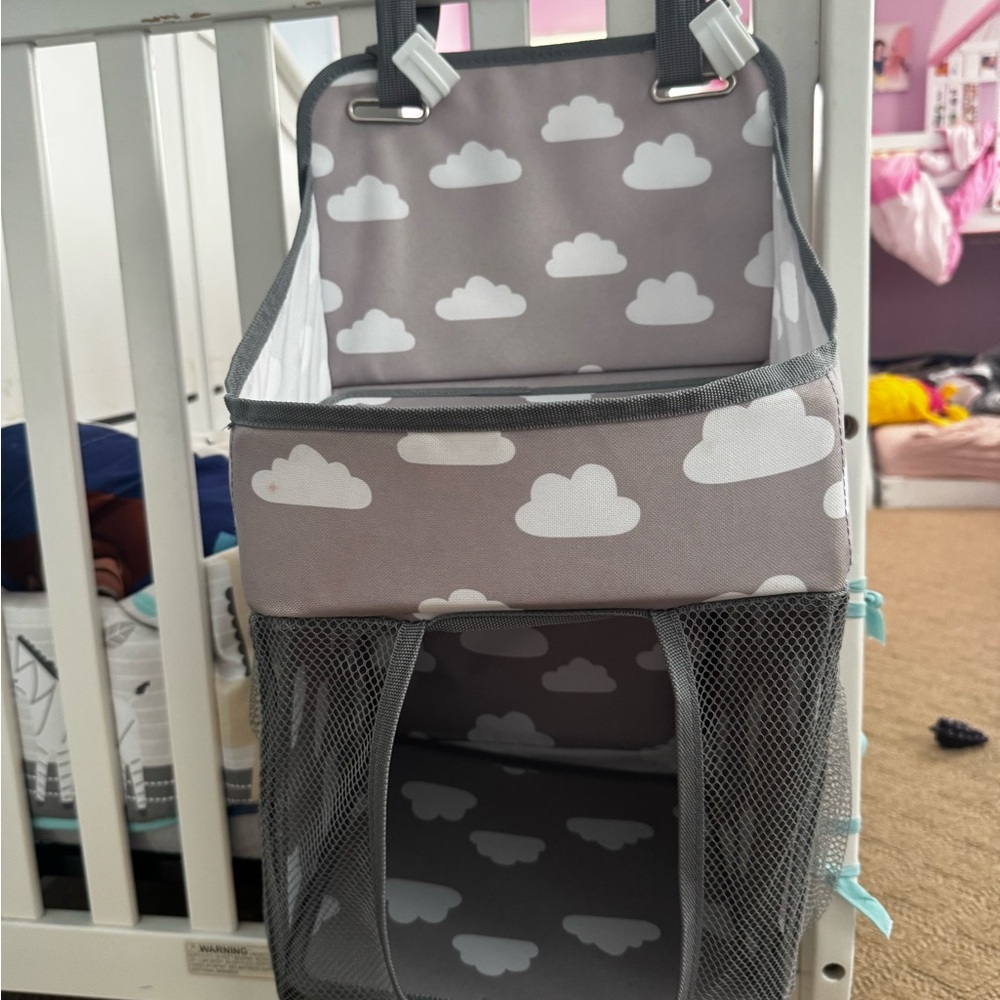 Cloud Pattern Kids Hanging Organizer